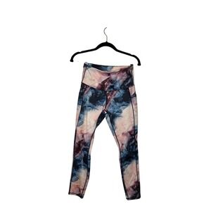 LegEnd Active High Waist Leggings Women's Size S Abstract Floral Print Pockets